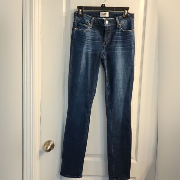 Paige Skyline Skinny Blue Jeans Size 26 USA size 4 - Picture 1 of 7